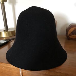 COS wool bucket hat black M/L